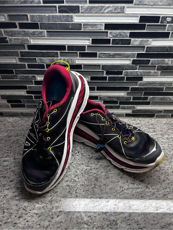 Hoka One One Mens Stinson Lite Black/Red Trail Running Shoes size 10 main image 13